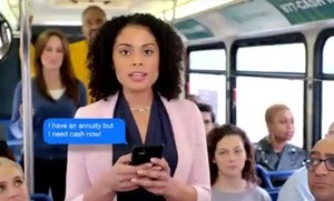 JG Wentworth opera sung on a bus Commercial